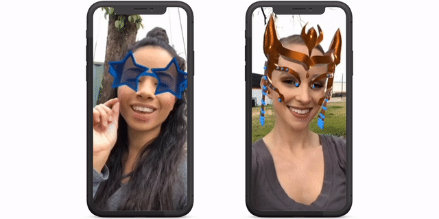 3D accessory face filters from Svrf